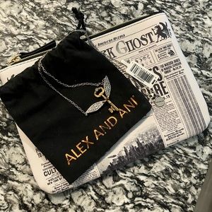Alex and Ani Harry Potter Silver Alohamora Necklace (NWT)